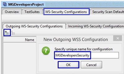 Nueva configuración de seguridad saliente (WS-Security)